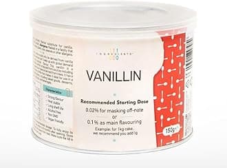 Vanillin | Premium Quality Vanilla Substitute | Food Flavouring Powder with Rich Aroma & Taste | 150g