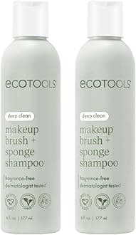 Shampoo, 6 Ounce (2 Count) : Ecotools Makeup Brush Cleansing Shampoo, 6 Ounce (2 Count) Two Bottle Makeup Brush Cleaner Value Pack