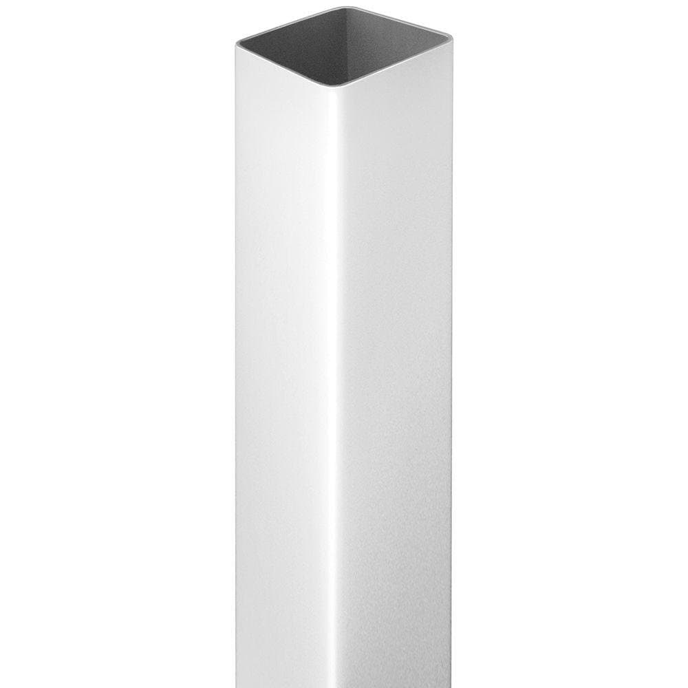 White Vinyl Square Fence Post (Common: 4 in. x 4 in. x 6 ft; Actual: 4.0 in. x 4.0 in. x 72.0 in.)