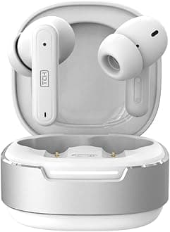 Wireless Earbuds D6 Sound Hunt Hybrid Noise Cancellation Bluetooth 5.4 Wireless, ANC ear buds 6-Mic ENC 45H Playtime, AI crystal-clear calls 13mm driver, Dual Connection, earphones