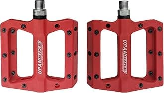 Bike Pedals 3 Sealed Bearing Pedals 9/16" Spindle Nylon Fiber (Polyamide) Flat Platform for MTB Mountain Bike Road Bicycle