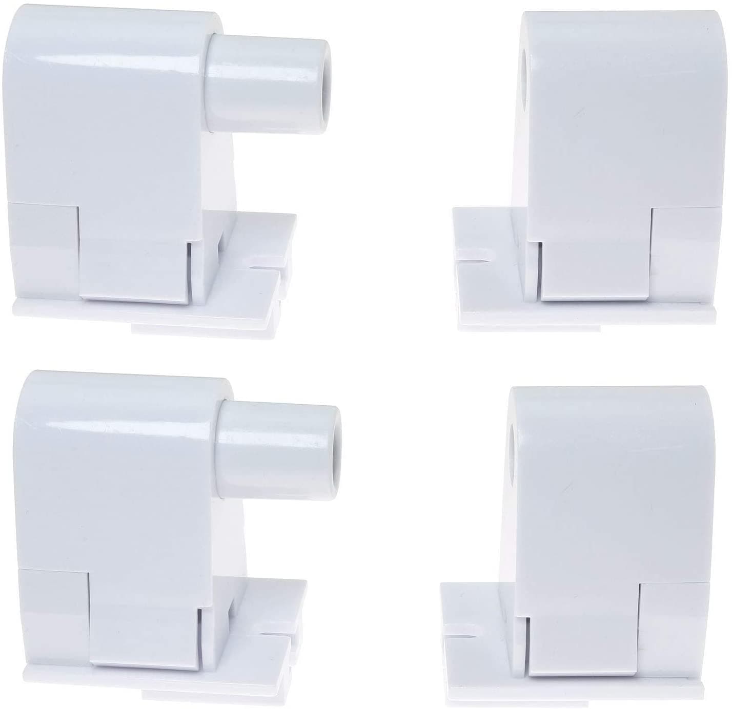 Tombstone Base Socket 2 Pairs T8 Single Pin FA8 Lamp Holder Connector Tombstone Base for 8ft Light Emitting Diode Fluorescent Tube Light MD38-27x2 MD38-28x2