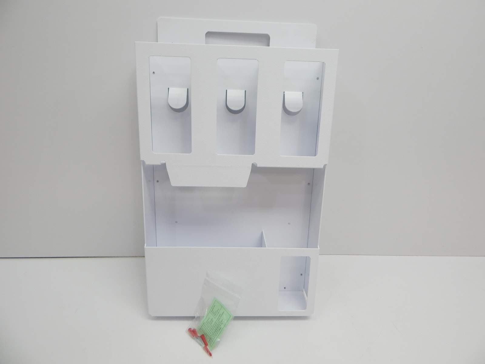 ML1579 ABS Plastic Vertical Wall or Door Isolation Station, 25.25" H x 16.5" W x 4.25" D