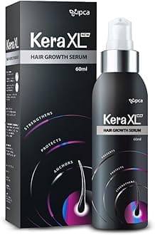 Kera XL Hair Growth Serum 60ml | Non-Sticky, Non-Viscous Hair Serum | Helps Control Hair Fall & Support Hair Growth