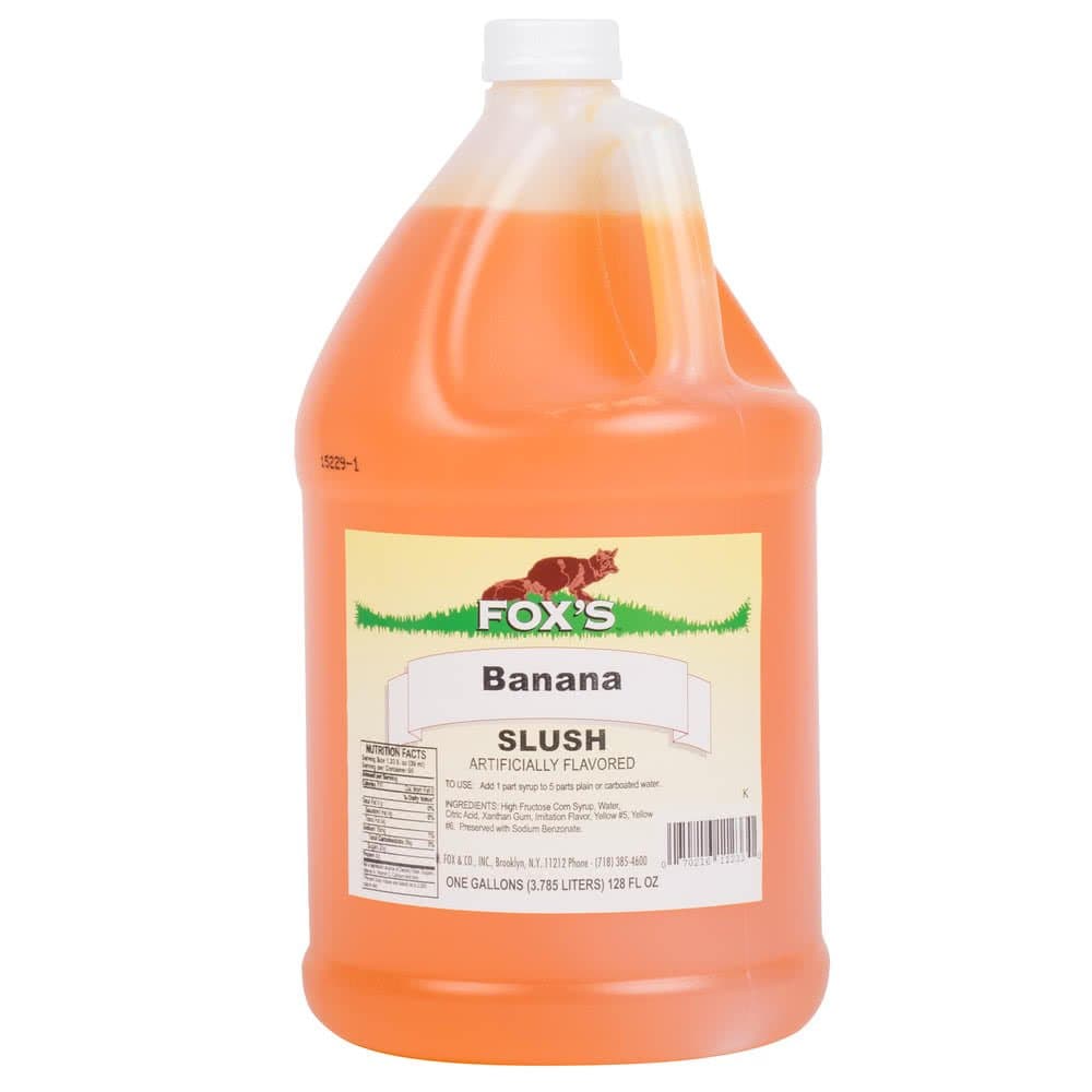 TableTop King Banana Slush Syrup - 1 Gallon Container