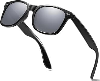 Retro Rewind Classic Polarized Sunglasses for Men Women Driving Sun glasses Shades 80's Square Frame