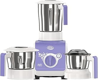 ULTRA Stealth neo MixerGrinder,750W,AISI304 Food Grade SS Jars &Blades,Serrated Stainless Steel Blades,Lesser noise,ABS Body,3Jars Small (0.5L),Medium (0.8L), Large(1.5L), 5Year Motor Warranty