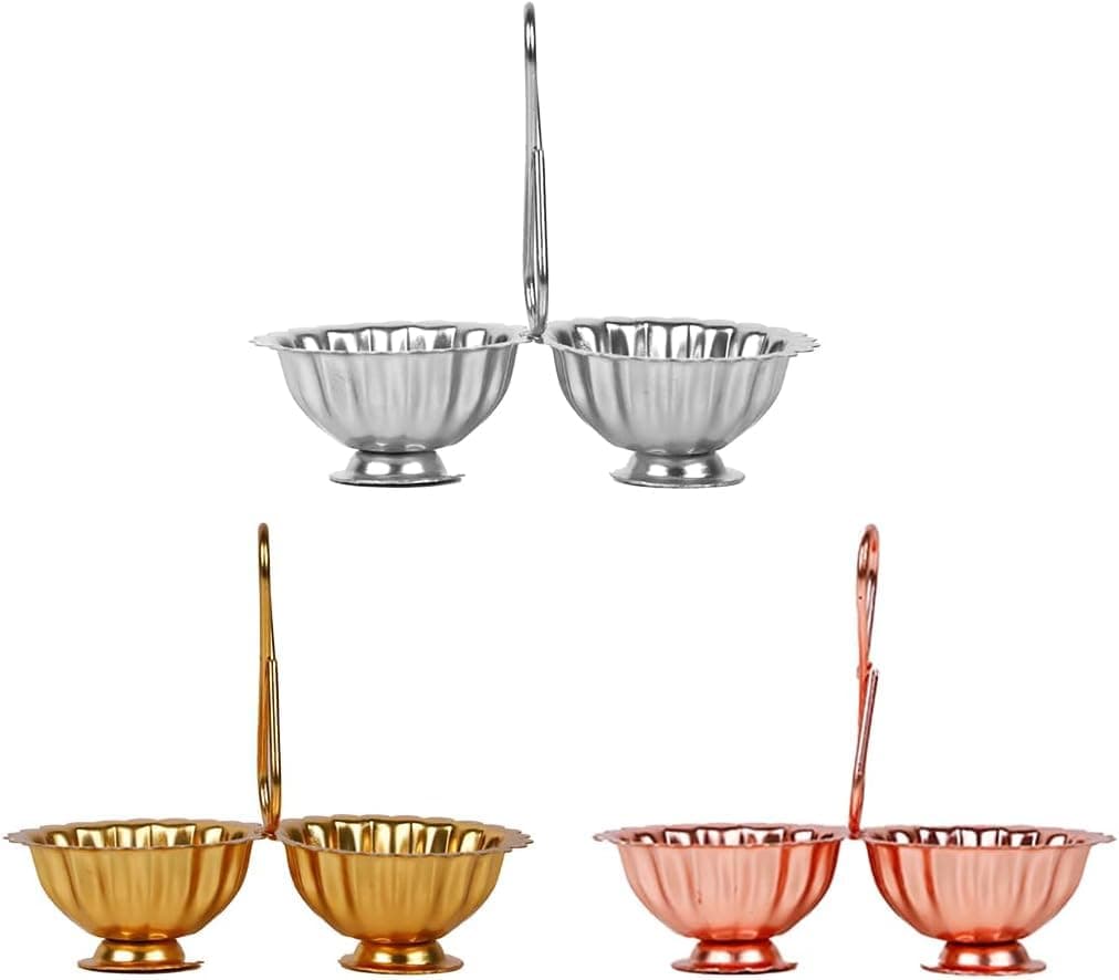 Haldi Kumkum Stand - Assorted (Pack of 3)