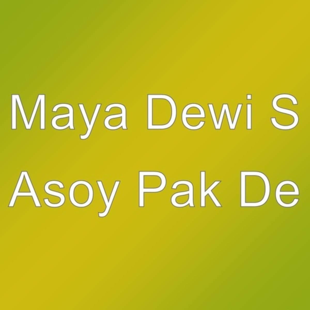 Asoy Pak De