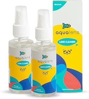 Aqualens Spectacle lens cleaner | Pack of 2 (100ml each)
