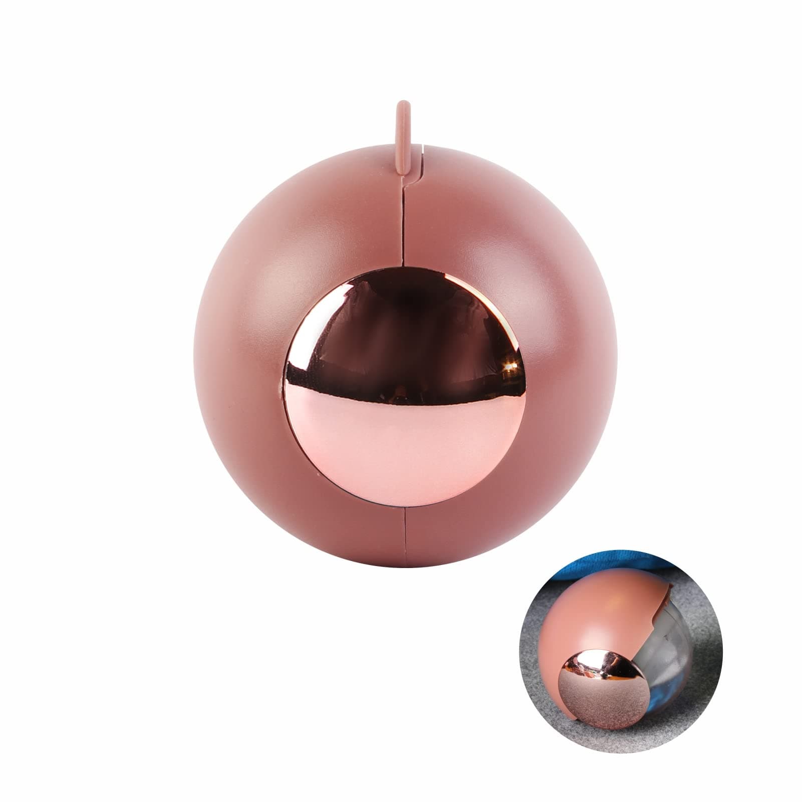 onefitow Upgrading Reusable Lint Rollers Washable Sticky Roller Ball, Pet Hair Remover Removing Dog Cat Hair, Self-Cleaning Lint Portable Easy to Carry Travel Brush Dust Remover (Brown)