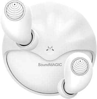 Soundmagic TWS50 G2 True Wireless Earbuds Bluetooth Earphones in Ear HiFi Stereo Headphones IPX6 Waterproof Touch Control Charging Case White