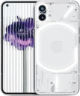 Nothing Phone (1) - 12GB RAM + 256GB, Glyph Interface, 50 MP dual camera, Nothing OS, 6.55” 120Hz OLED display, White (Renewed)