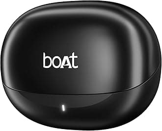 Boat Airdopes 301 TWS in Ear Earbuds, 75hrs Playtime, Quad Mics with ENx, ASAP Charge, IWP Tech, Beast Mode (50ms Low Latency), 10mm Drivers, Bluetooth v5.3 & IPX5 Resistance(Midnight Shadow)