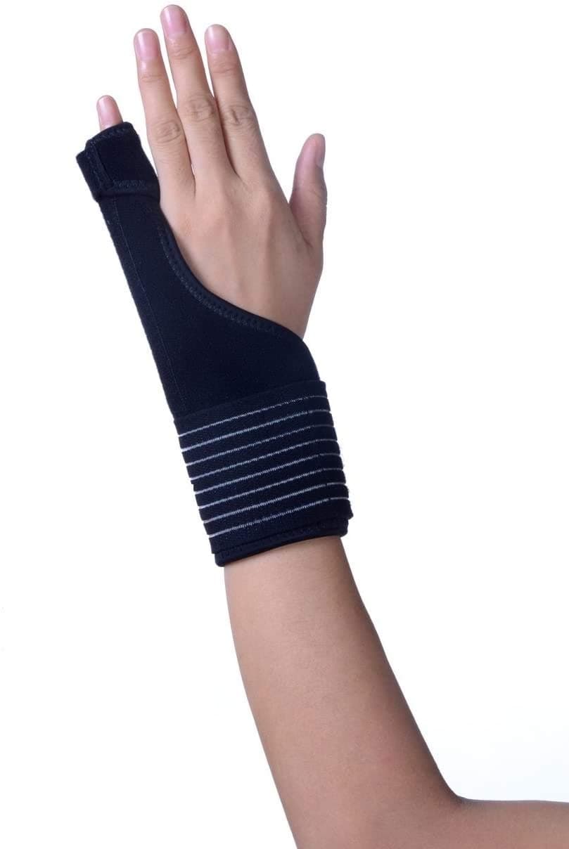 Adjustable Finger Splint Brace - Support for Trigger, Carpal Tunnel, Pain, Arthritis, Fracture - Relief for Thumb, Middle, Ring, Index, Pinky - Men, Women