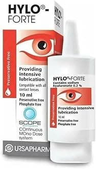 Forte Single Pack Eye Drops for Treatment of Severe and Persistant Dry Eyes 10ml