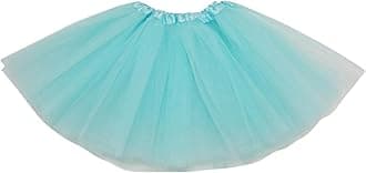 Girls Cute Pompoms Short Skirt Cute Tulle Tutu Princess Skirt Toddler Kids Girl Multicolour Flowy Mini Skirt