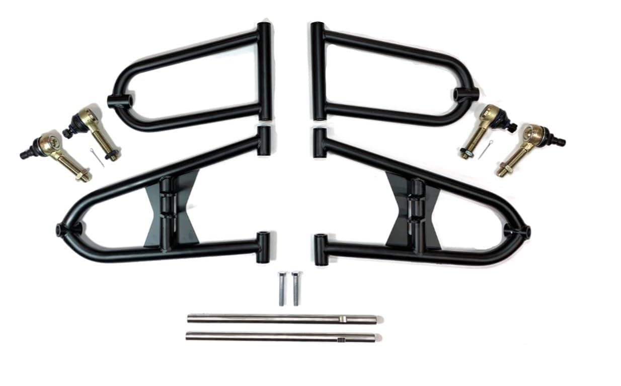 Blaster 200 +2 each side Armat A-Arm kit Stock Travel By Alba Racing Compatible with Yamaha Blaster 200 Years 1989 thru 2006