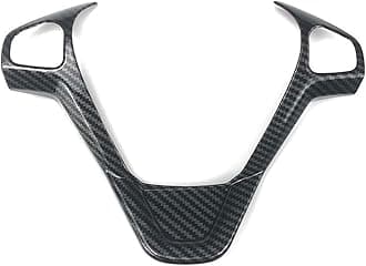 Car Accessories Steering Wheel Cover Trim Decorative Refit Sticker, For Ford, For Fiesta MK7, For Ecosport, For Figo, For B-MAX, For KA+ steering wheel decorative sticker(C Type Carbon Fiber)