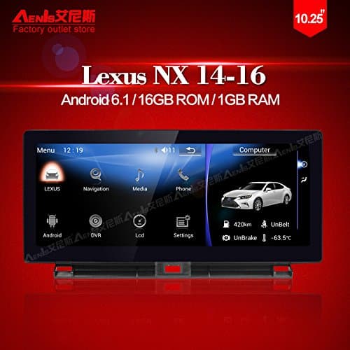 2014-2016 Lexus NX Navigation 10.25 inch HD touch screen android 6.1 system