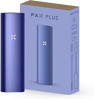 Plus Starter Kit – Periwinkle. Premium Portable Vaporizer for Dry Herbs 10 Year Warranty