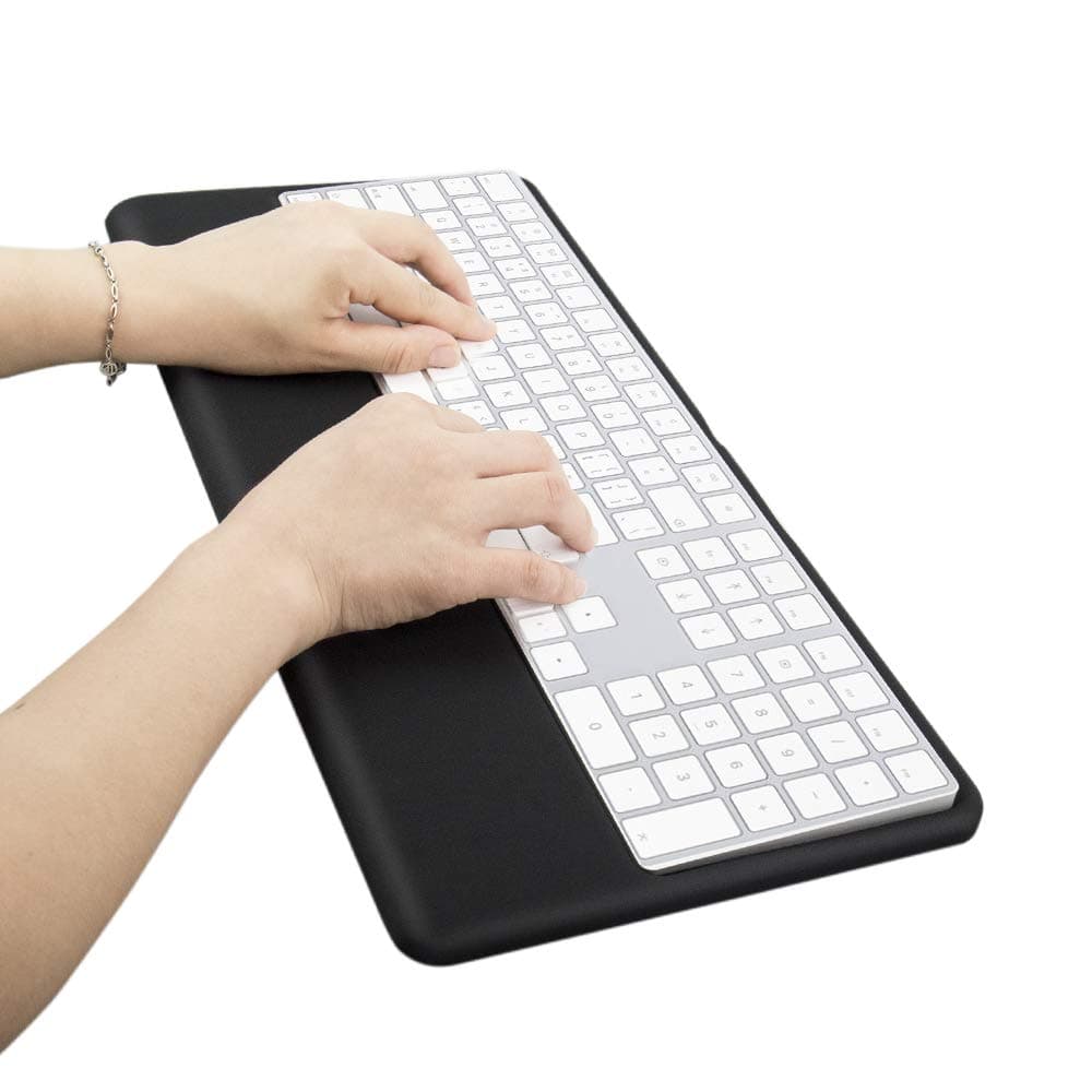 VAYDEER Magic Keyboard Wrist Rest Ergonomic Keyboard Stand Compatible with Wireless Magic Keyboard 2 with Numeric Keypad (Black Silicone) …