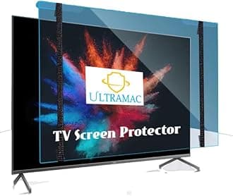 ULTRAMAC 50 inch 3mm Acrylic TV Screen Guard | 9H Hardness | Scratch & Splash Resistant | ISO Certified Protection with Ultra HD Clarity