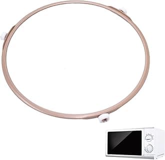 CaoXiong8.7 Inch Microwave Turntable Ring,Rotating Ring Roller,Microwave Oven Tray Support,Middle Glass Plate Tray Support Holder,Replacement Inner Ring for Microwave Oven Glass Turntable Plate