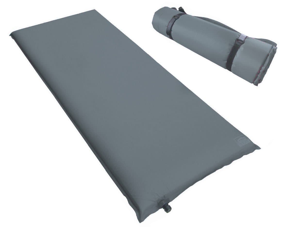 Kronenburg Self-Blowing-Up Camping-Mat Self-Inflating Camping Mat Camp Bed - Sleeping Pad 200x66x10 cm