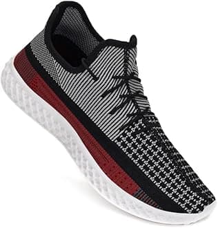 PARAGON K1019G Stylish Sneakers for Men with Breathable Upper Mesh, Cushioned Insoles, Lace up| Comfortable, Lightweight & Durable, Easily Washable Everyday Casual Shoes | Ideal for Outdoor Use