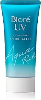 Biore Kao Japan Aqua Rich Watery Essence Sunblock Sunscreen Sun Cream Ametsus SPF 50+ PA++++ UVA Protection