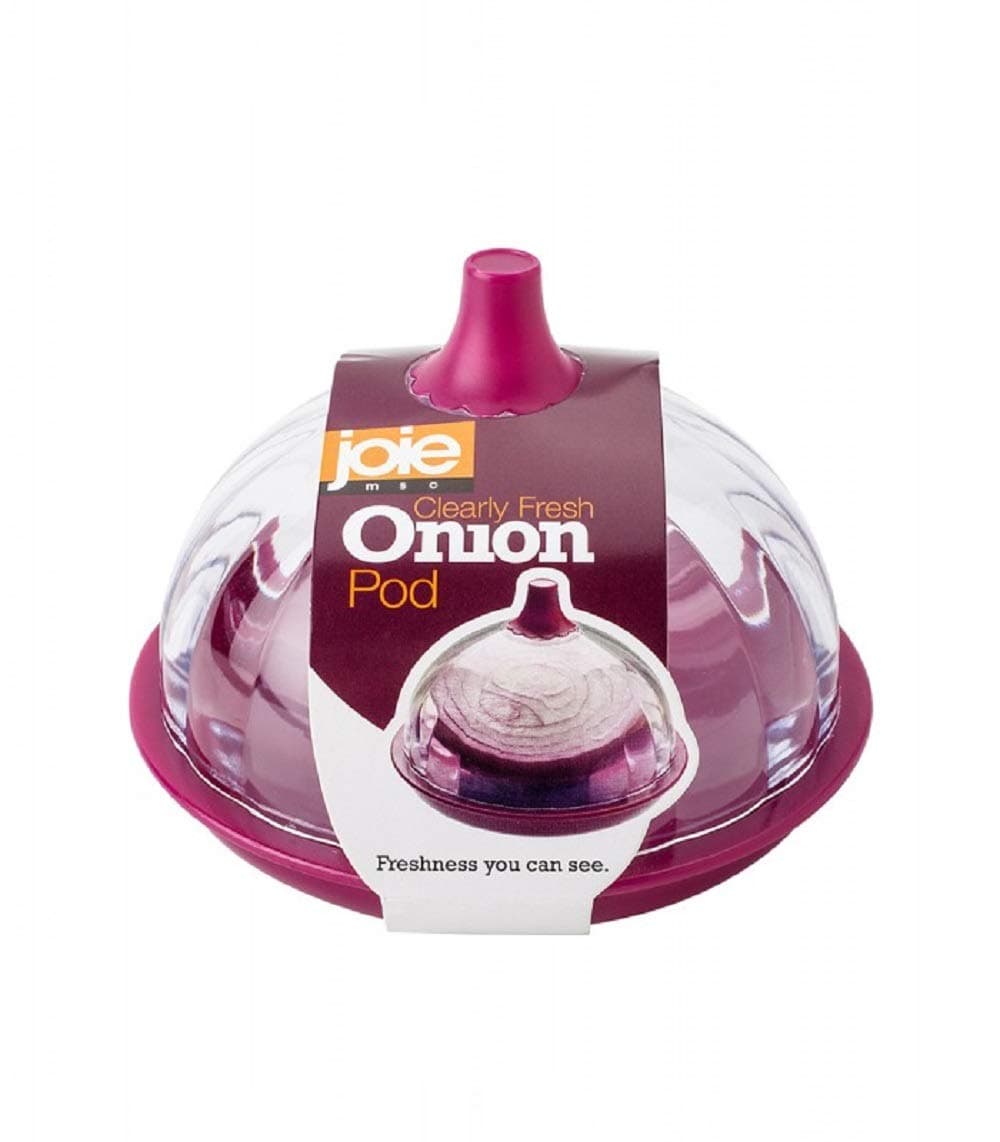 Kitchen Gadgets 33015 Onion Saver and Storage Container, Holder, Pod, Hard Plastic Cover, One Size, Purple, 1 Piece