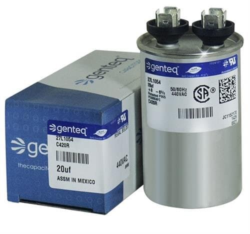 97F9630 - 20 uf MFD 440 Volt VAC - GE Round Run Capacitor Upgrade