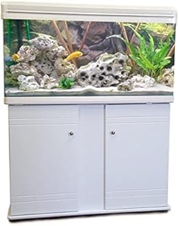 Boyu Aquarium Fish Tank & Cabinet (120cm / 220L, White)