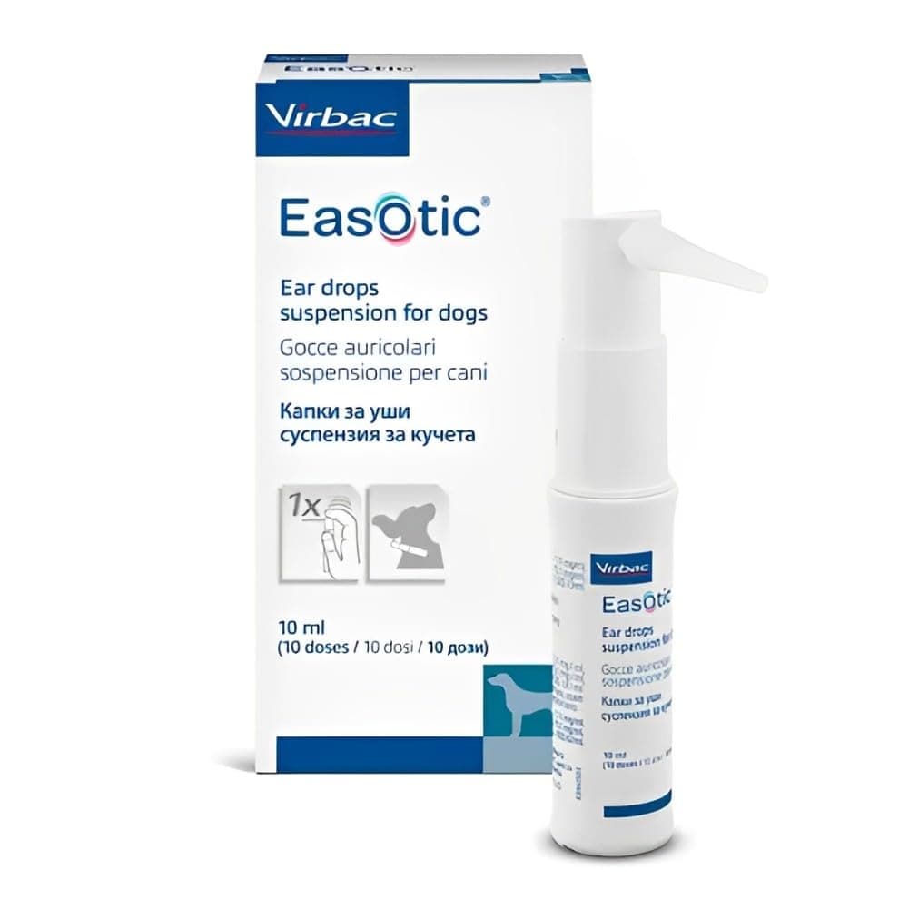 Easotic Suspension Ear Drops for Dogs 10Ml