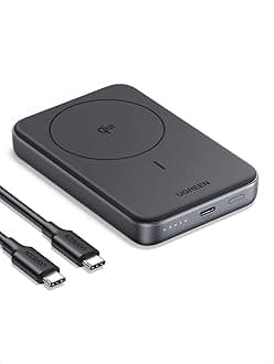 UGREEN Qi2 MPP 15W Magnetic Wireless Mobile Battery Magsafe Compatible Magnetic Wireless Charging 10000mAh PD 30W Fast Charging USB-C Input/Output Super Strong Adhesion Compact Skin-friendly Silicone