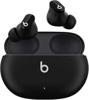 Beats Studio Buds - Wireless Bluetooth Noise Cancelling Earbuds - Up to 8H Battery Life, Up to 24H w Charging Case, IPX4 Rating, Sweat Resistant, Apple & Android Compatible, Built-in Mic - Black