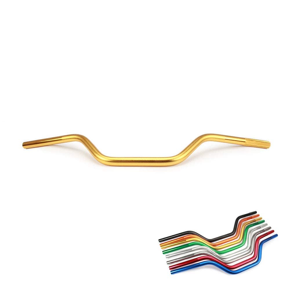 7/8" 22mm Motorcycle Handlebar Universal Mid-Rise Titanium Handle Bar For CRF YZF KXF KLX RMZ DRZ KX RM YZ SX EXC XC 65 85 125 250 300 350 450 Pit Dirt Bike Gold