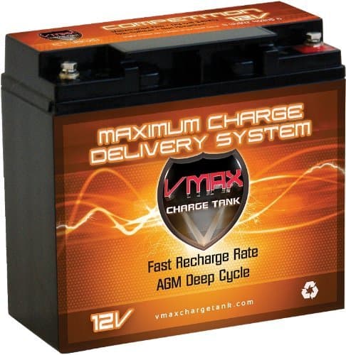 VMAX600 AGM Group 1/2 U1 Deep Cycle Battery Replacement for ActiveCare Medical Spitfire EX1420 21AH 12V 20Ah Wheelchair Battery by VMAX Wheelchair