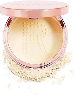 Revolution Conceal & Fix Setting Powder Light Yellow Waterproof Powder, Holds Makeup In Place All Day, Vegan & Cruelty-Free