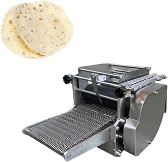 Commercial Tortilla Machine,Tortilla Press for Flour Tortilla Roti,Quesadilla & Tortilla Makers,Flour Mexican Tortilla Machine,Can Make Roti,Chapati,Torilla,Pancake,Crepe,1500-2000 pcs/h
