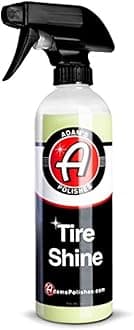 Adam's Tire Shine 16oz - Tire Dressing Spray with Added SIO2 for Rubber Protection, Gives A Glossy Wet Look & No Sling
