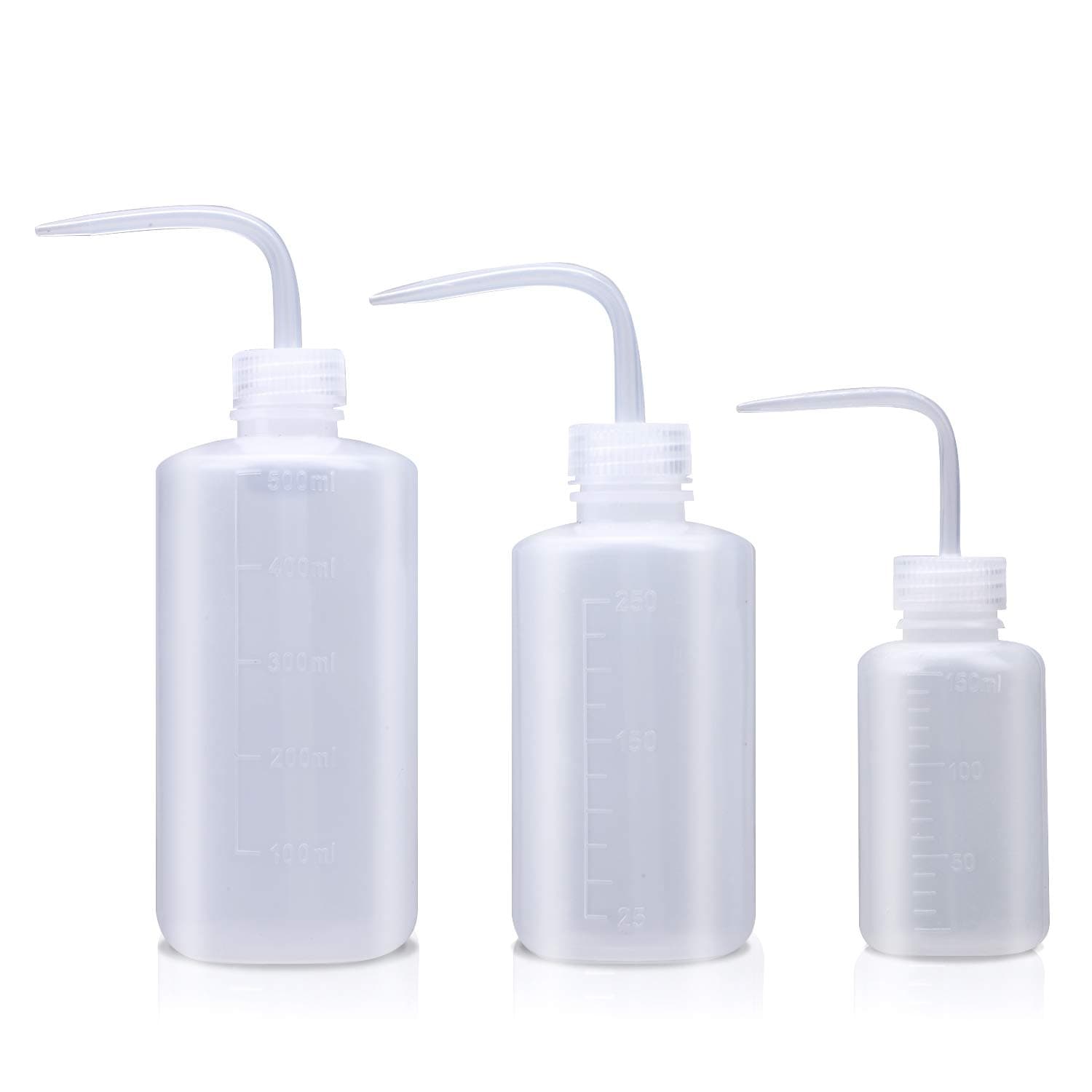 3 Pack LDPE Squeeze Bottles