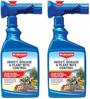 BioAdvanced 3-in-1 Insect, Disease & Plant Mite Control, Ready-to-Spray, 32 FOZ (Pack of 2)