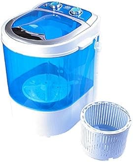 DMR Portable 3 kg 2 Star Single Tub Top Load Mini Washing Machine with 1.5 kg Dryer Basket (Blue) - with 2 year Spare Supply Warranty Model -DMR 30-1208 (W2Yr)