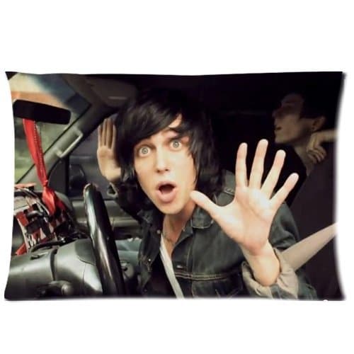 Soft-home sleeping with sirens Kellin Quinn Post-hardcore Band Hybrid Pillowcase Cushion Covers Diy Custom Case 2 Sides Size 20"x30" D47-19