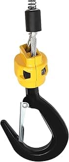 Electric Hoist Winch - 1100LBS - 25FT - 110V - 3 in 1 Electric Hoist Winch - Manual, Wired and Wireless Remote Control - with Lifting Strap (3 in 1-1100LBS - 25FT - Blue)