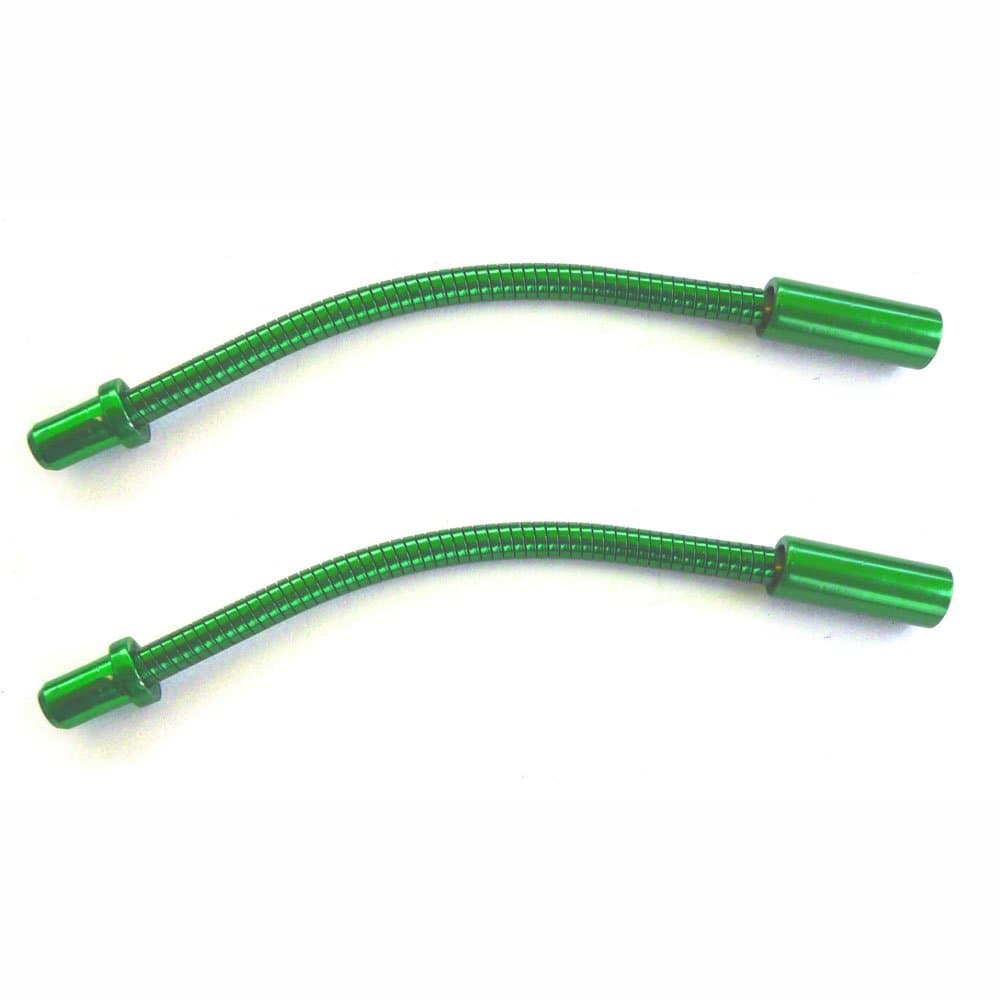 2 x Green Flexible V Brake Cable Lead Pipe Cycle brake Noodle hose Guide