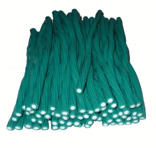 Raspberry Twists Pencil with Vanilla Fondant Centre x50