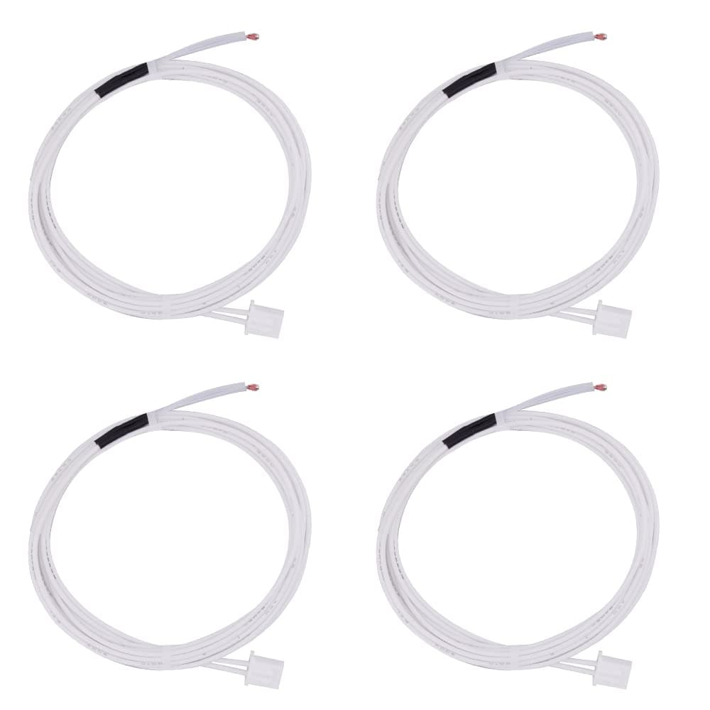 Makerzone 3D Printer ohm NTC 100K 3950 Thermistor Sensors with 1 Meter Wiring 2Pin Connector Compatible with Prusa I3 MK2S/Prusa I3 MK3 /Prusa MK3S+ /Prusa mk3s Heated Bed J-Head, 4Pcs